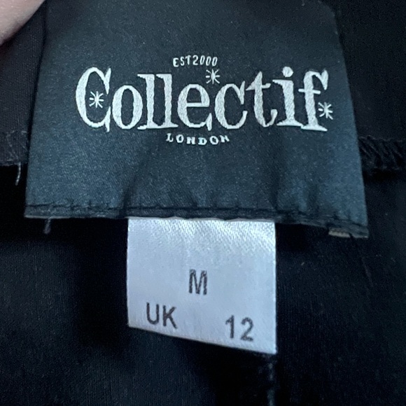 Collectif Black bow pencil skirt - Picture 5 of 5